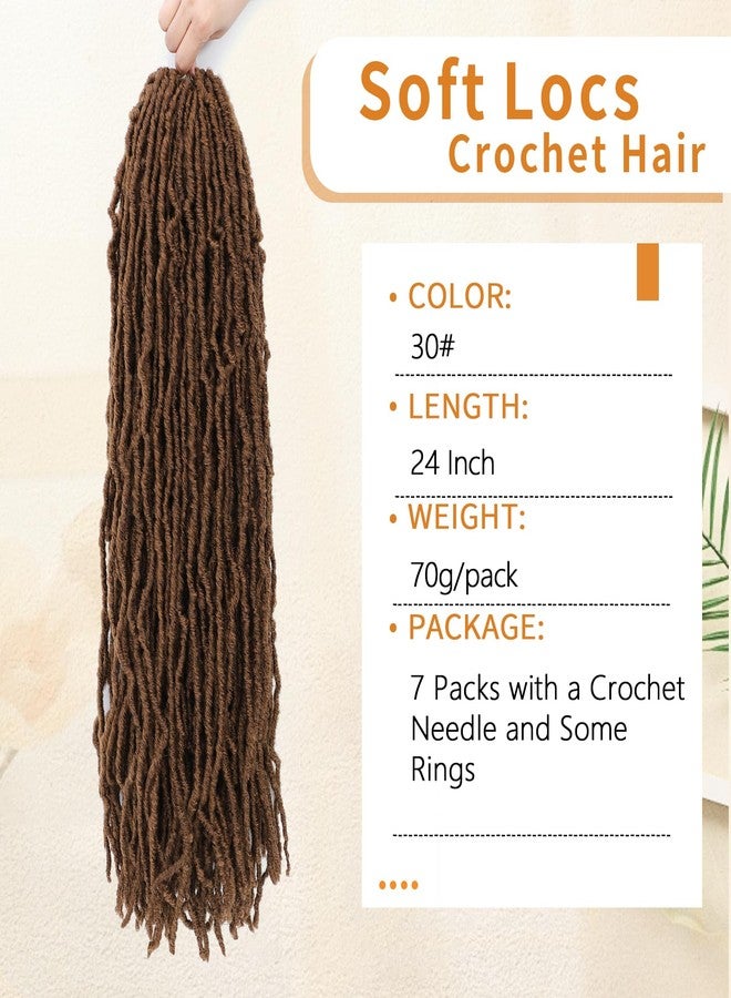 كاريدا شعر كروشيه كاريدا فو لوكس، لوكس ناعم 24 بوصة، شعر كروشيه مُجهز مسبقًا للنساء ذوات البشرة السمراء، 7 عبوات من شعر كروشيه لوكس طويل ناعم (30#، 24 بوصة (عبوة من 7)) - Image 2